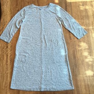 Sweater dress Old Navy grey knit big girls 14